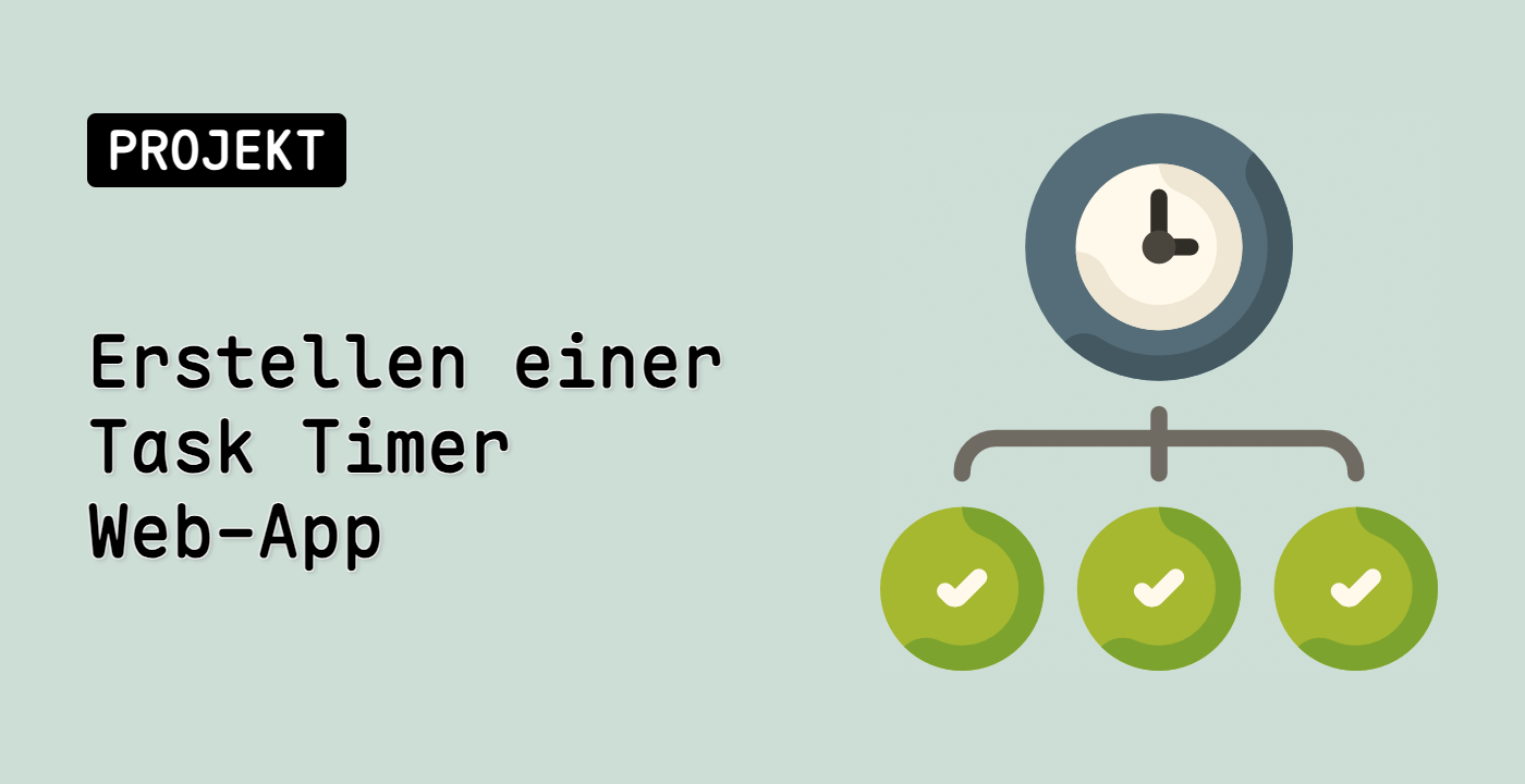 Erstellen einer Task Timer Web-App
