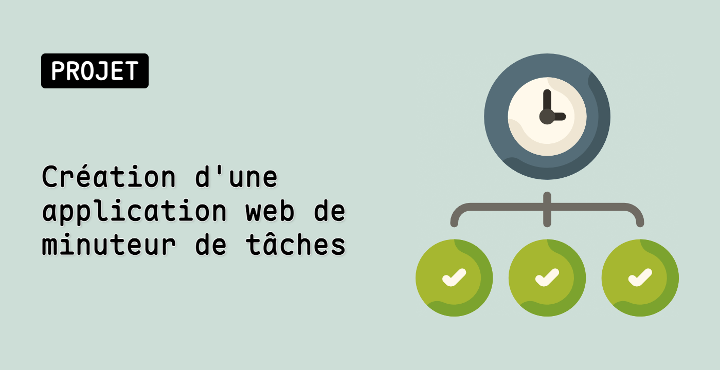 Création d'une application web de minuteur de tâches