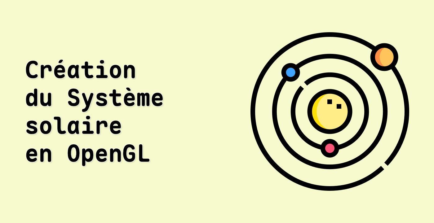 Création du Système solaire en OpenGL