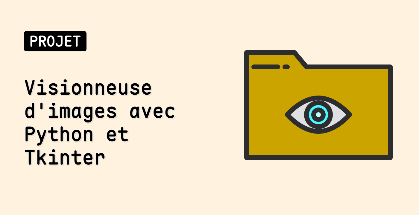Visionneuse d'images avec Python et Tkinter