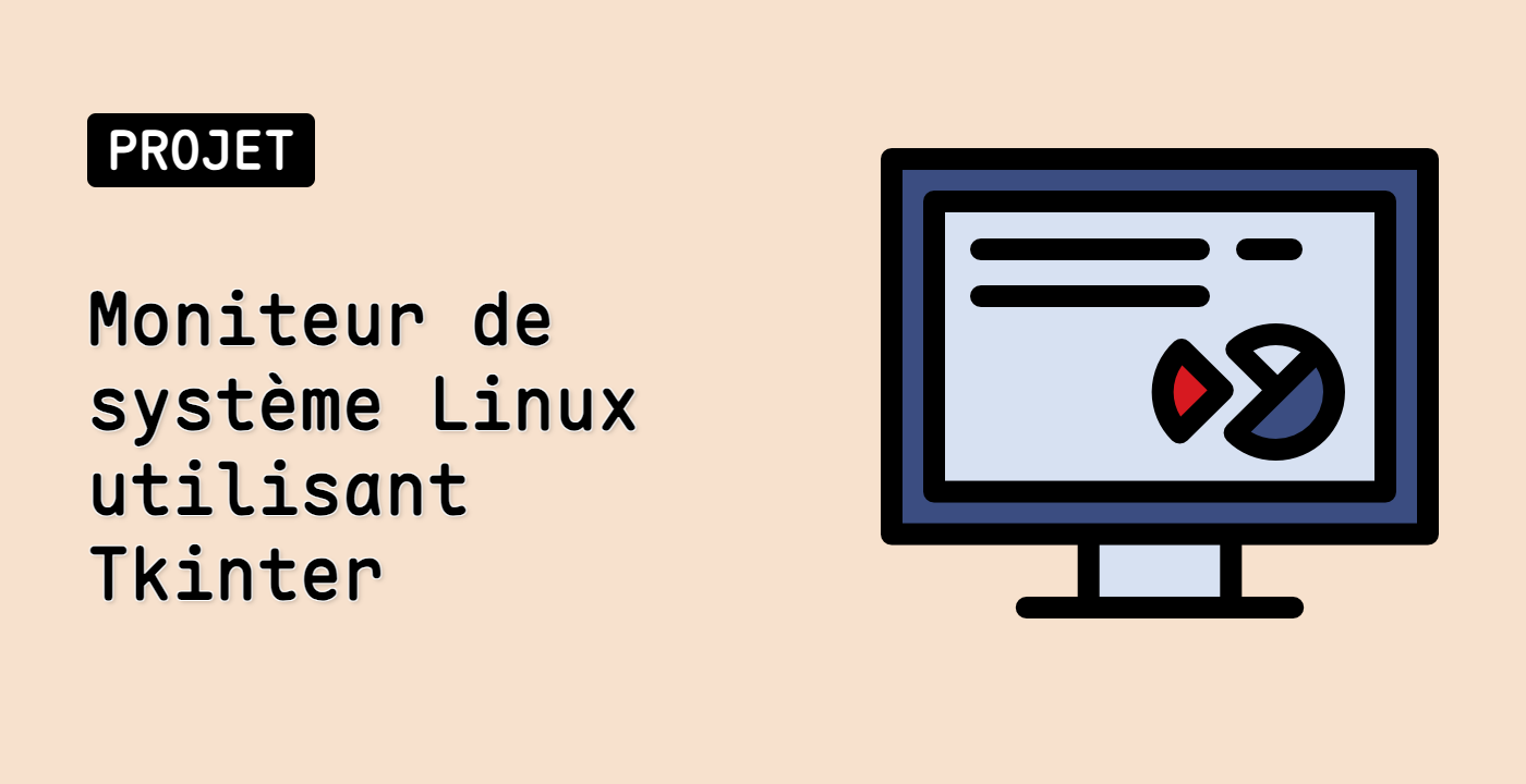 Moniteur de système Linux utilisant Tkinter